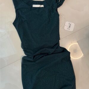 Altar'd State Black Glitter Mini Dress